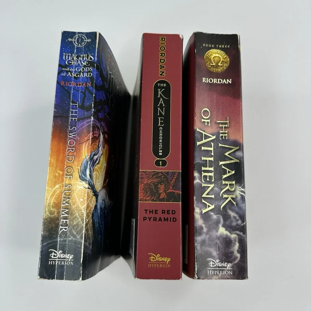 Magnus Chase, The Kane‎ Chronicles and The Mark of Athena by Rick Riordan Books